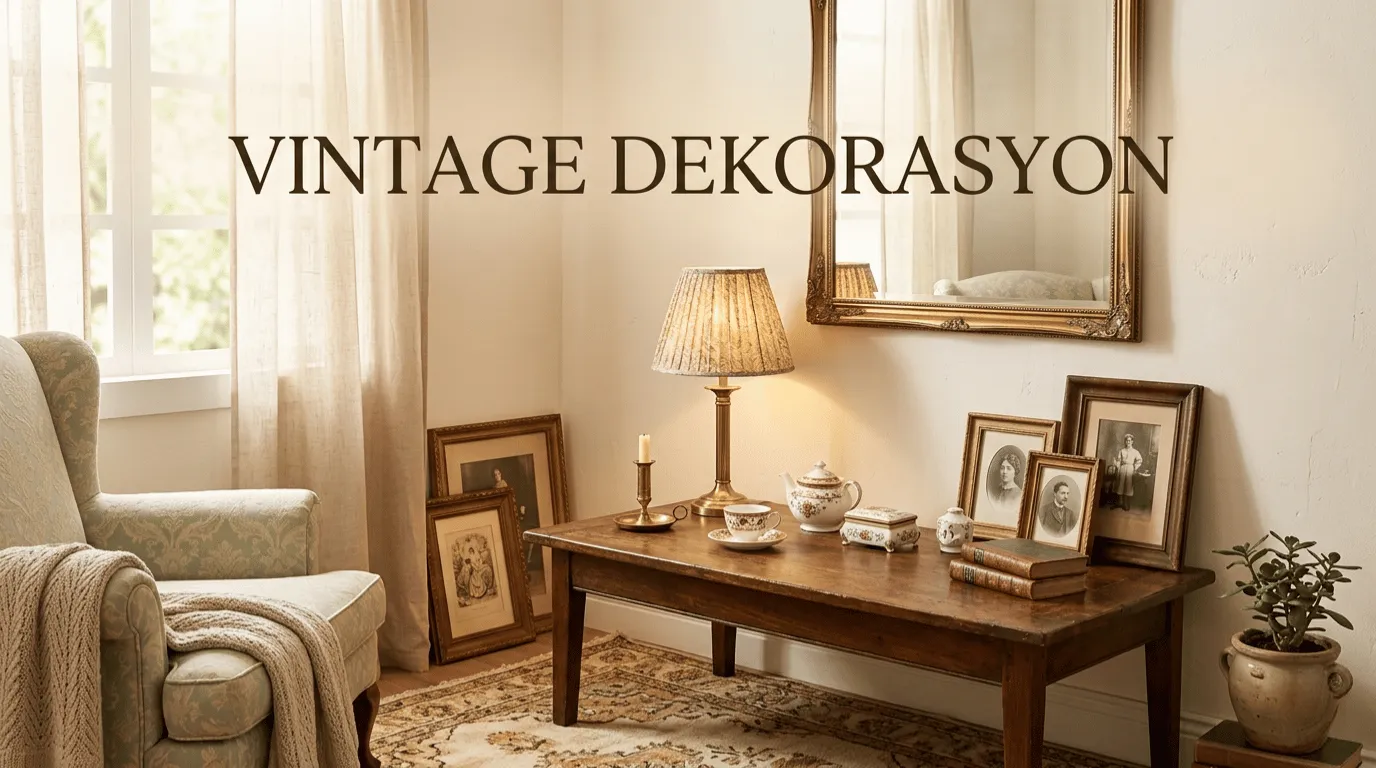Vintage Dekorasyon Nedir? Evinize Nostaljik Bir Ruh Katmanın Yolları