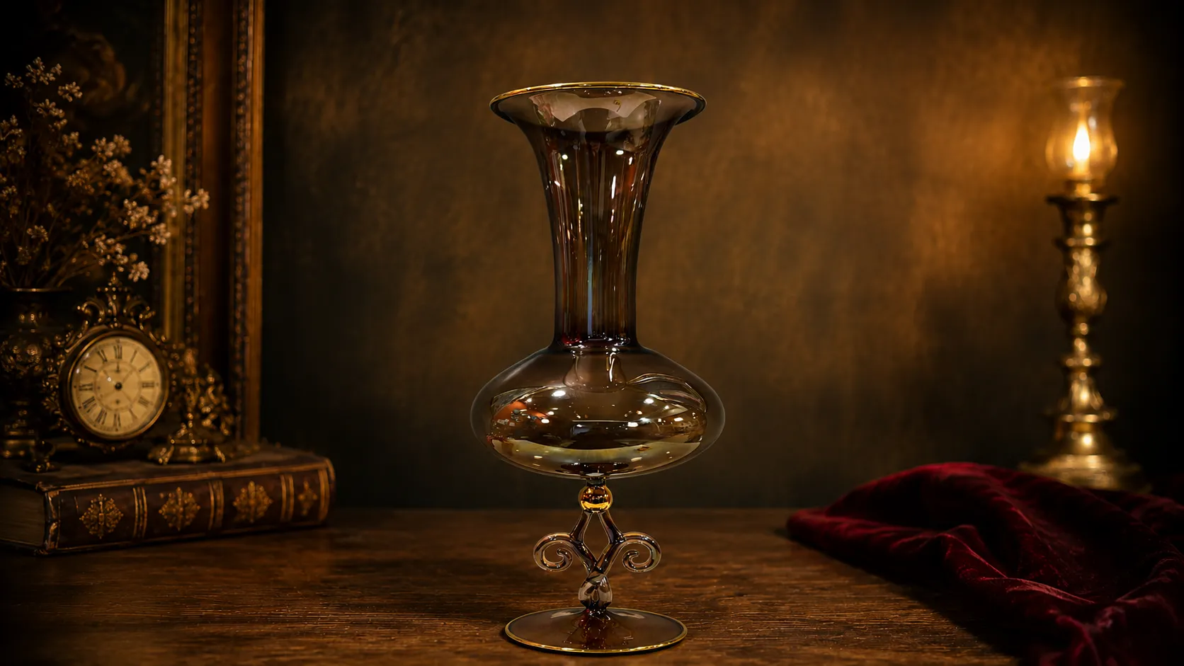 İtalyan Glass Art antika ürün